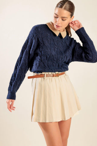ONLY IN MY HEART WOVEN SKORT - Glamourous Grace