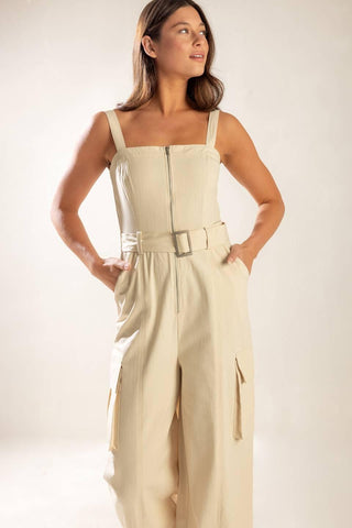 LOVE SOMEBODY WOVEN JUMPSUIT - Glamourous Grace