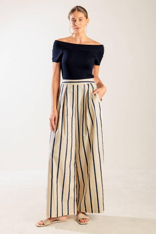 HERE AND NOW WOVEN PANTS - Glamourous Grace
