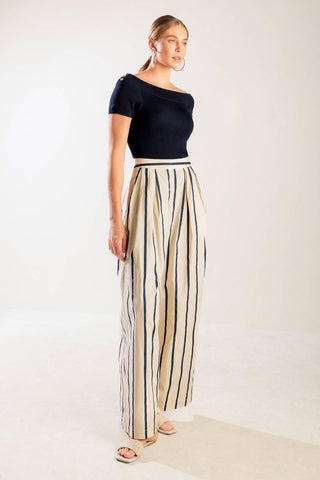 HERE AND NOW WOVEN PANTS - Glamourous Grace