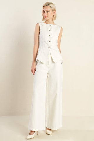 DELICATE HUE WOVEN PANTS