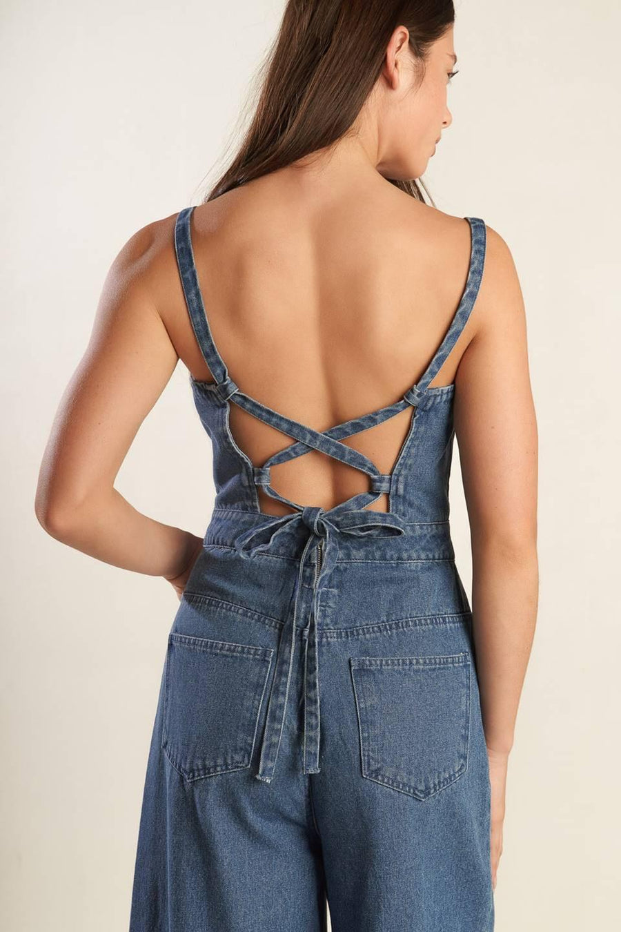 CLEAN GIRL DENIM JUMPSUIT - Glamourous Grace