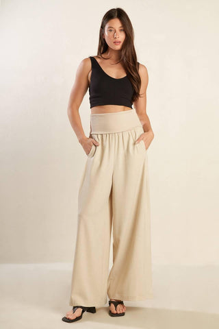 GO WITH GRACE WOVEN PANTS - Glamourous Grace