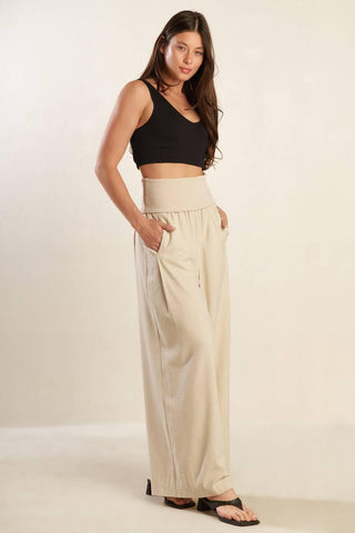 GO WITH GRACE WOVEN PANTS - Glamourous Grace