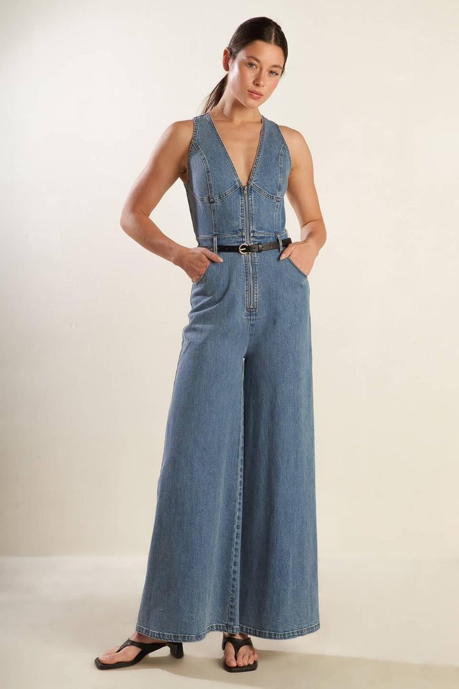 BEAUTIFUL THINGS DENIM JUMPSUIT - Glamourous Grace