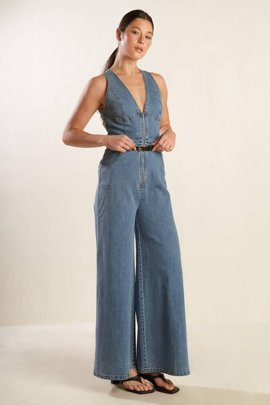 BEAUTIFUL THINGS DENIM JUMPSUIT - Glamourous Grace