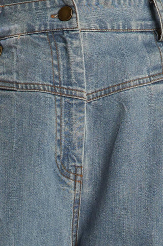 WONDERING WHY LIGHT DENIM PANTS