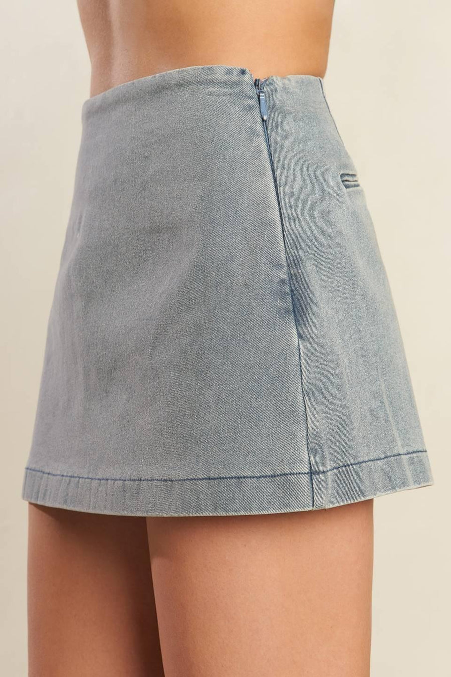 DAISY DATE DENIM SKORT - Glamourous Grace