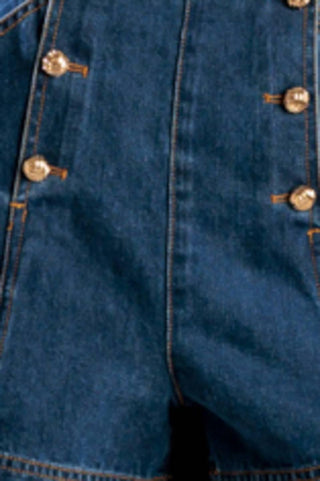 DRIVE-IN MOVIE DENIM SHORT - Glamourous Grace