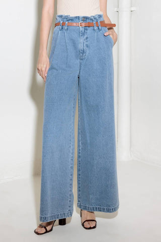 KISSED BY SUNLIGHT DENIM PANTS - Glamourous Grace