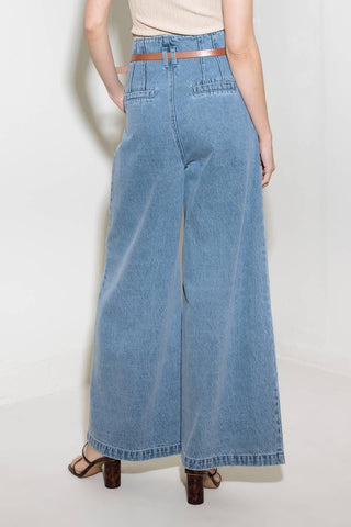 KISSED BY SUNLIGHT DENIM PANTS - Glamourous Grace