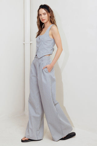 COASTAL CHIC WOVEN PANTS - Glamourous Grace