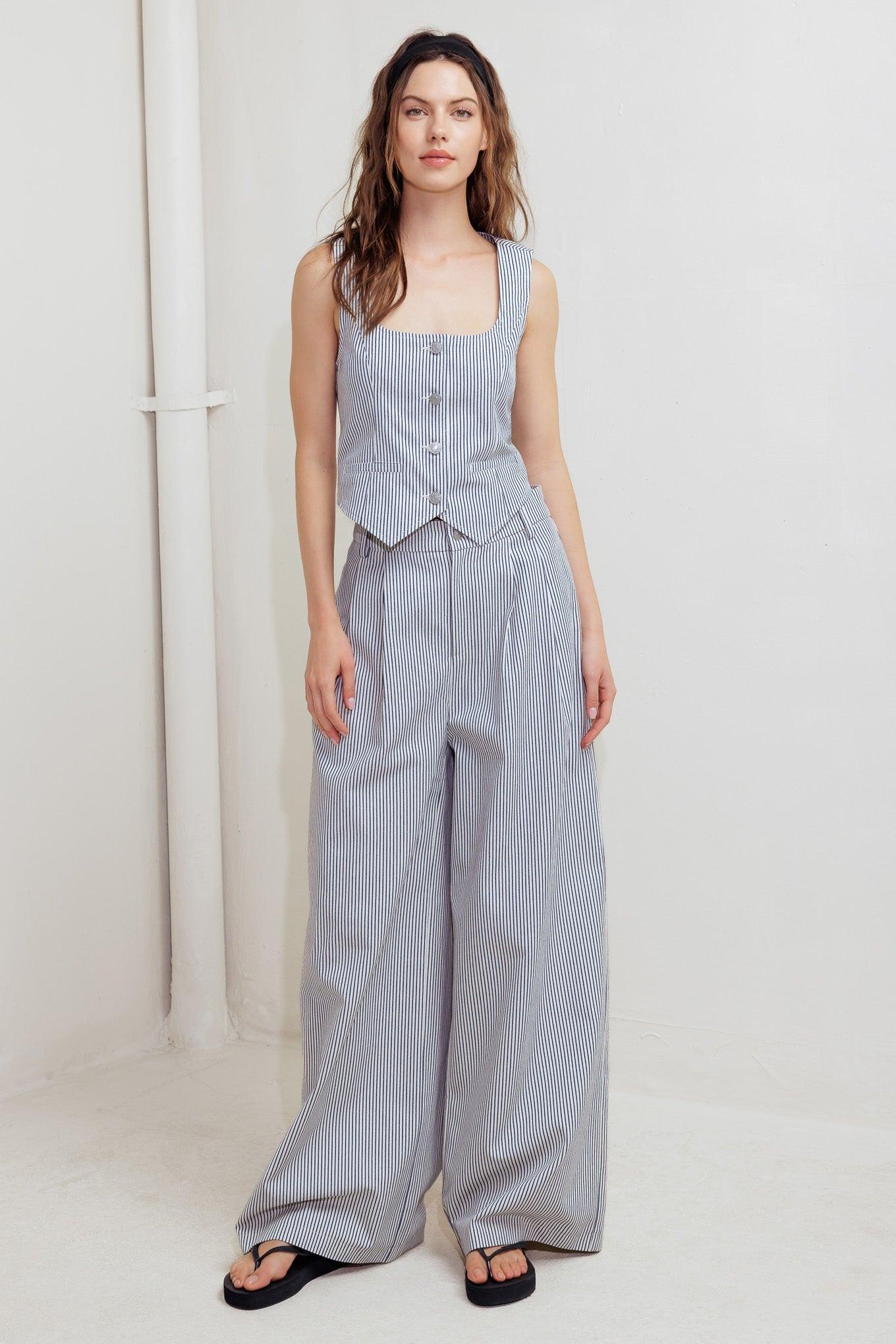 COASTAL CHIC WOVEN PANTS - Glamourous Grace
