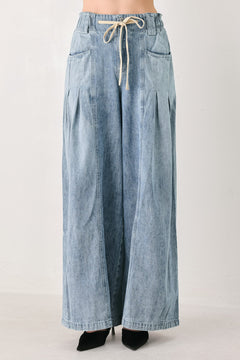CALM & COLLECTED BLUE DENIM PANTS