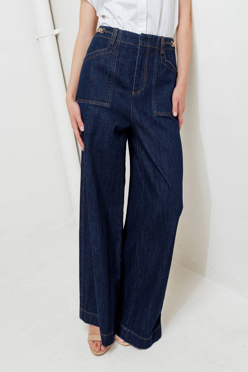 INDIGO ICON DENIM PANTS - By Baano