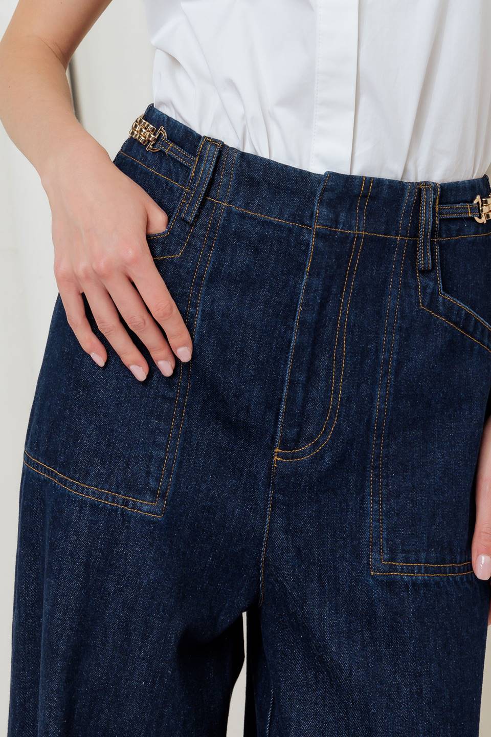 INDIGO ICON DENIM PANTS - By Baano