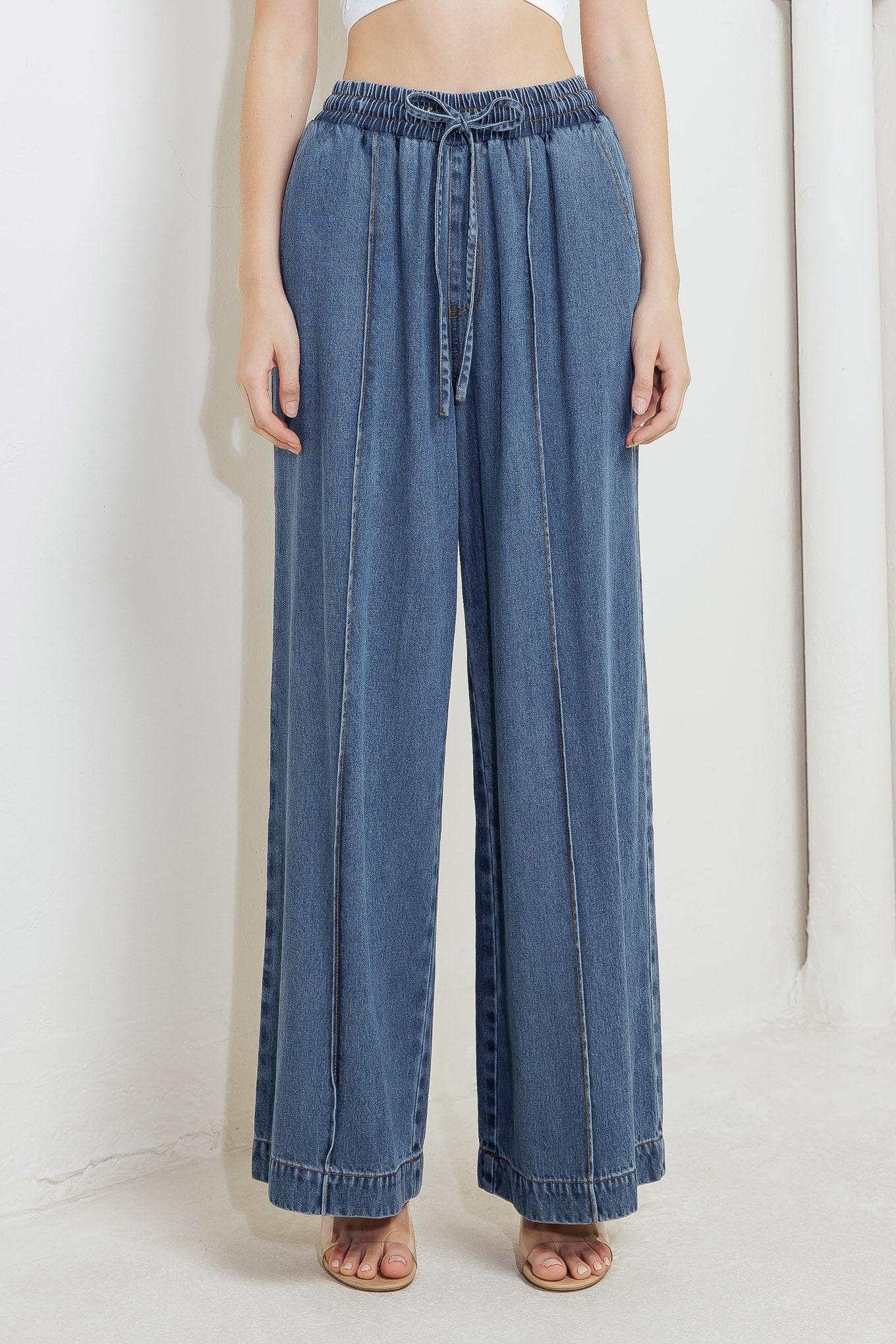 OFFLINE EDGE INDIGO DENIM PANTS - Glamourous Grace