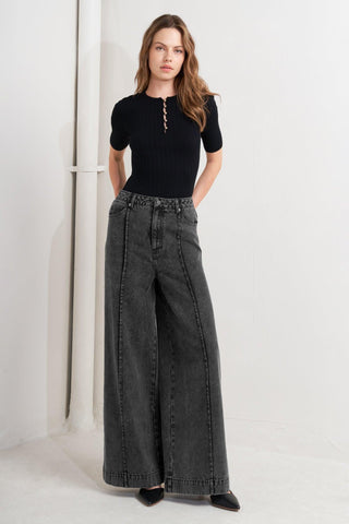GRAPHITE MUSE DENIM PANTS
