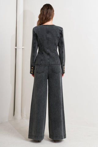 GRAPHITE MUSE DENIM PANTS