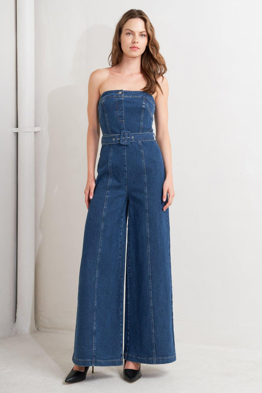 RETRO DIVE DENIM JUMPSUIT - Glamourous Grace