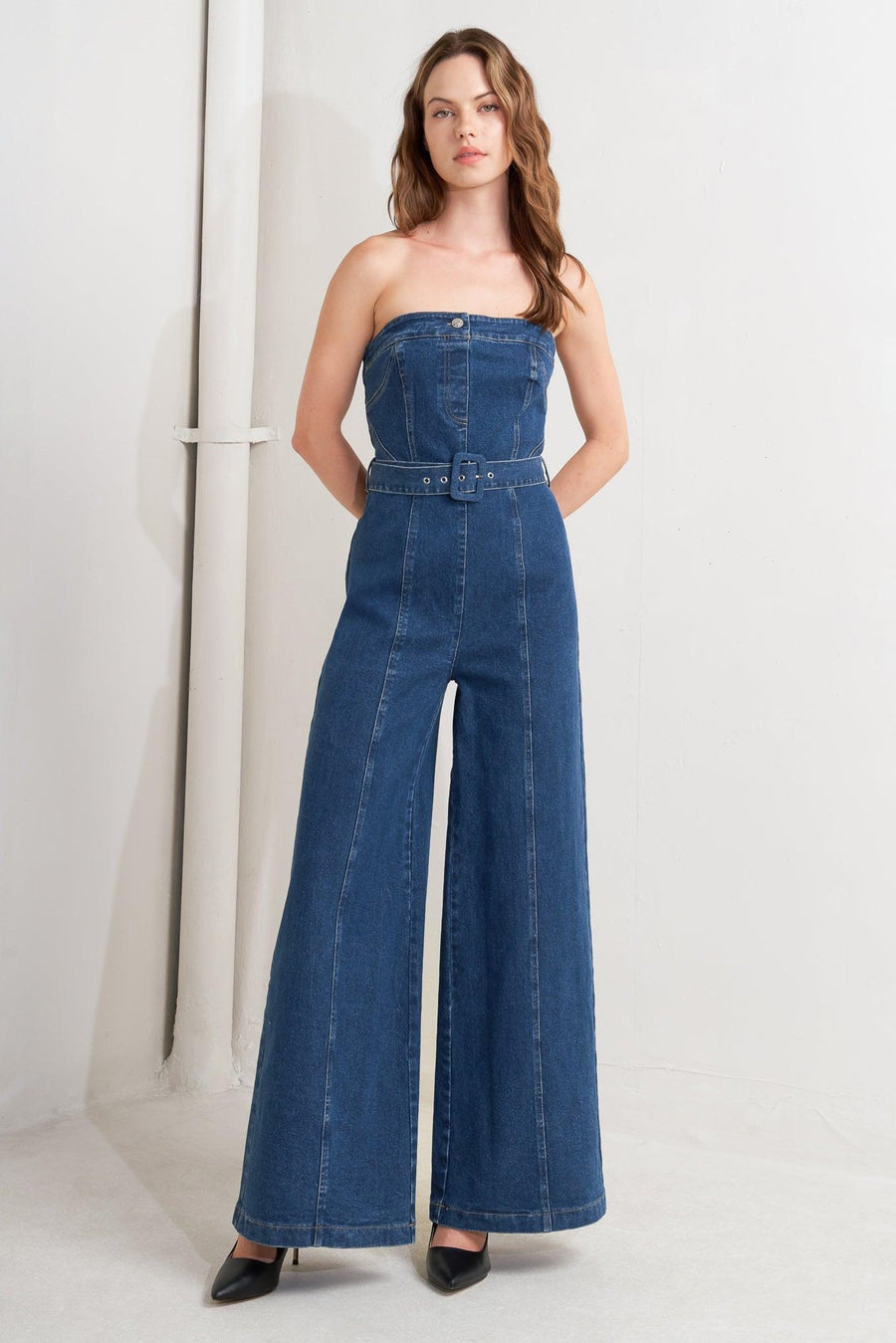 RETRO DIVE DENIM JUMPSUIT - Glamourous Grace
