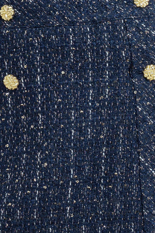 PARISIAN NAVY TWEED SKORT - Glamourous Grace