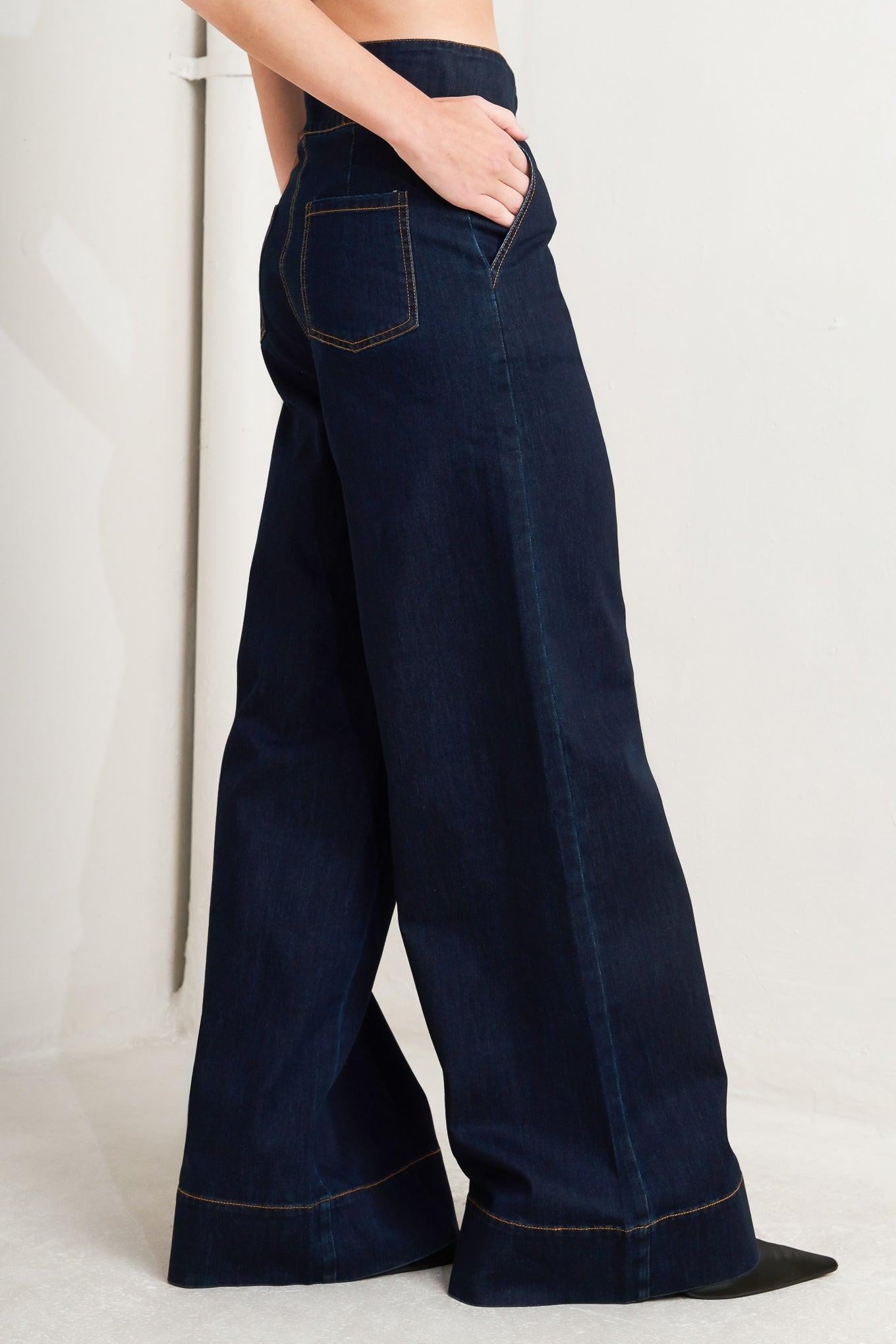 EURO CITY DENIM PANTS - Glamourous Grace