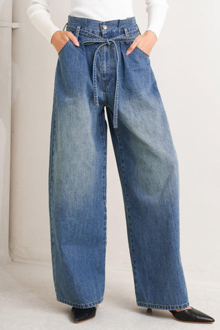 EVERYDAY CINCH DENIM PANTS - Glamourous Grace