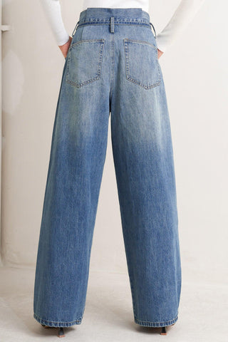 EVERYDAY CINCH DENIM PANTS - Glamourous Grace
