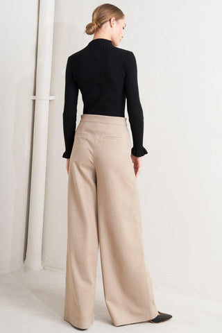 MODERN CORSET MOCHA KNIT PANTS - Glamourous Grace