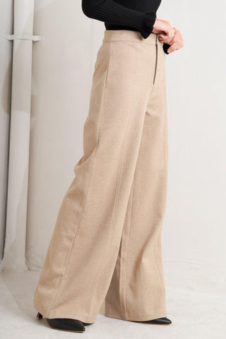 MODERN CORSET MOCHA KNIT PANTS - Glamourous Grace
