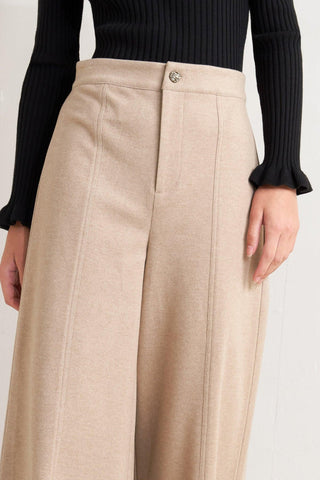 MODERN CORSET MOCHA KNIT PANTS - Glamourous Grace