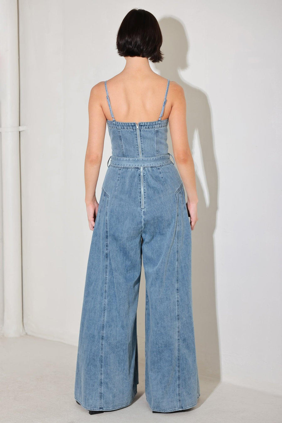 COASTAL CONFIDENCE DENIM JUMPSUIT - Glamourous Grace