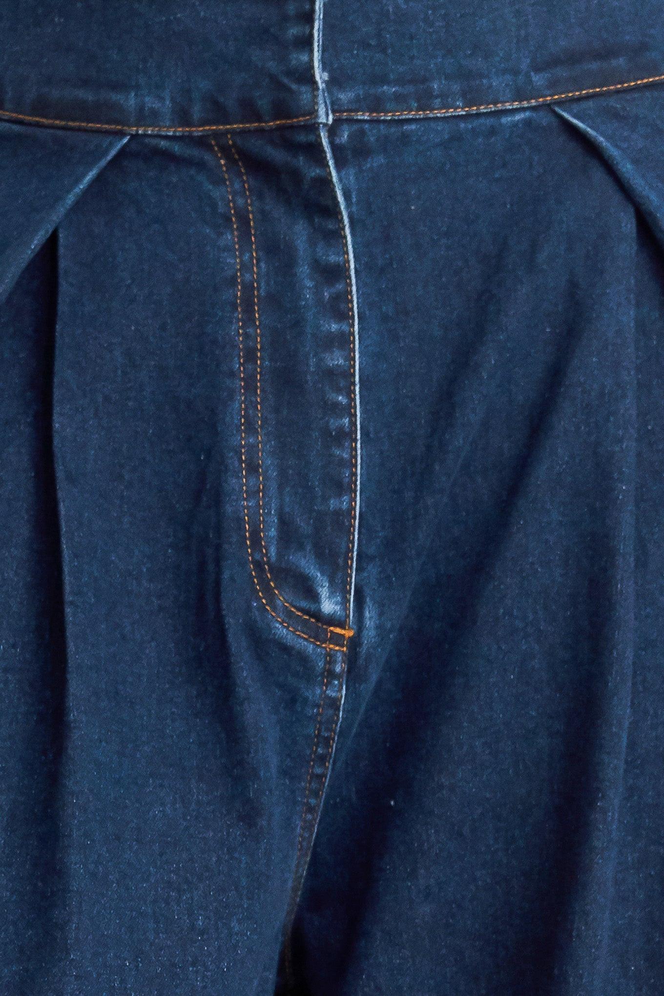 QUIET LUXE DENIM PANTS - Glamourous Grace