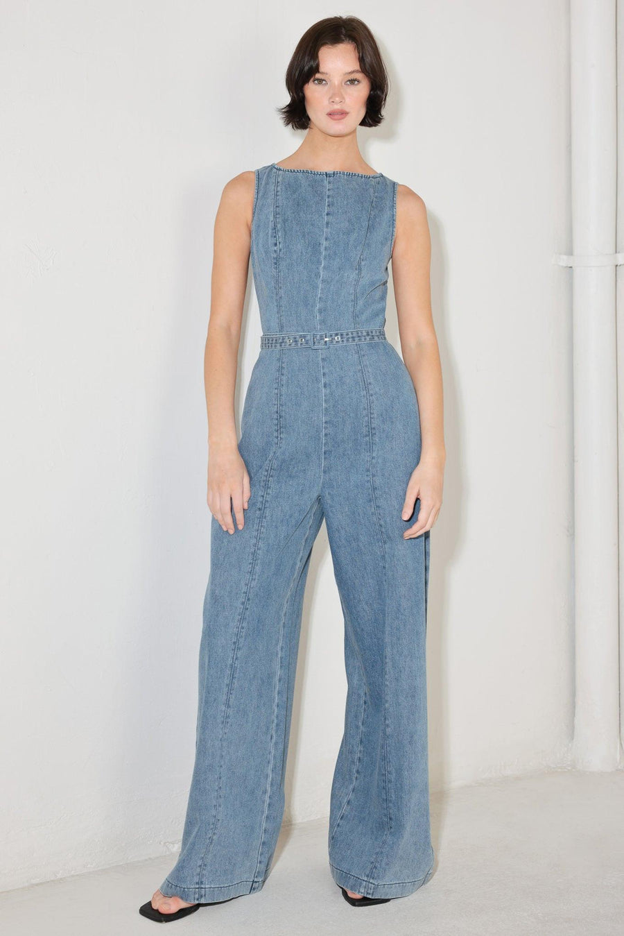 ELEVATED EDGE DENIM JUMPSUIT - Glamourous Grace