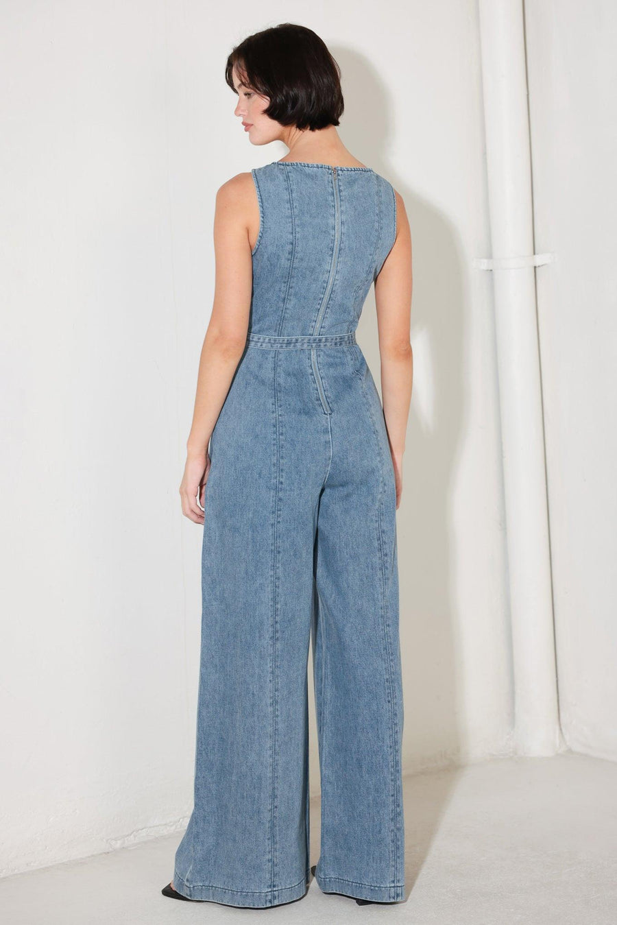 ELEVATED EDGE DENIM JUMPSUIT - Glamourous Grace