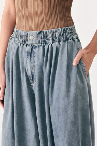 EASY VOLUME DENIM GENIE PANTS - Glamourous Grace