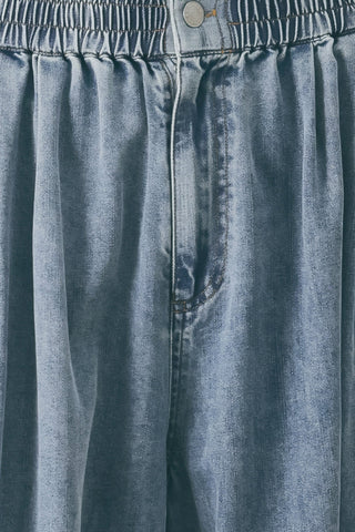 EASY VOLUME DENIM GENIE PANTS - Glamourous Grace