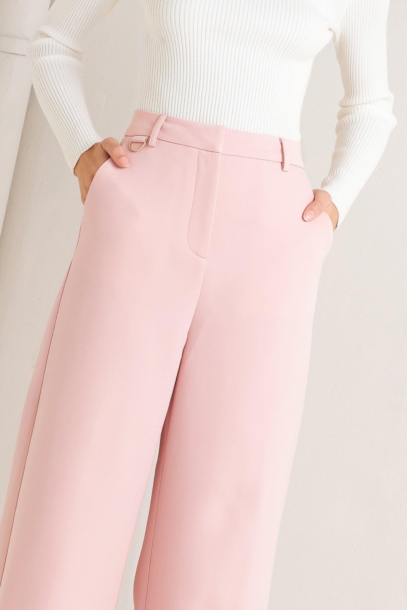 ELEVATED CLASSIC WOVEN PANTS - Glamourous Grace