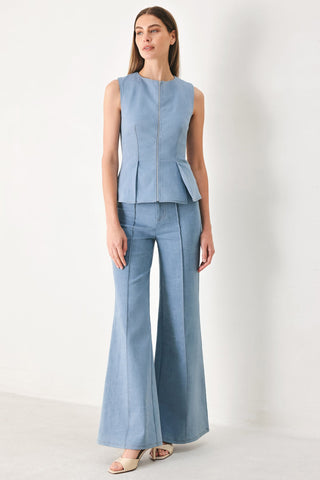 LUNA FLARE WOVEN PANTS