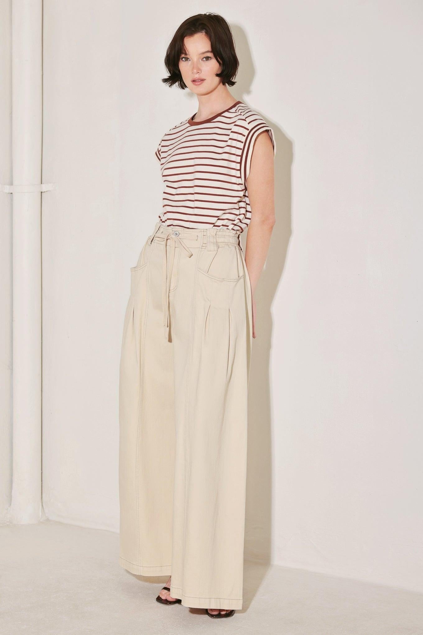 DAYLIGHT GROOVE WOVEN PANTS - Glamourous Grace