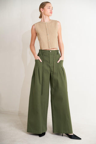 DAYLIGHT GROOVE WOVEN PANTS - Glamourous Grace