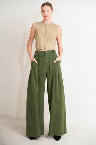 DAYLIGHT GROOVE WOVEN PANTS - Glamourous Grace