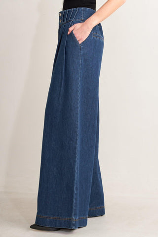 OCEAN DRIVE WIDE DENIM PANTS - Glamourous Grace