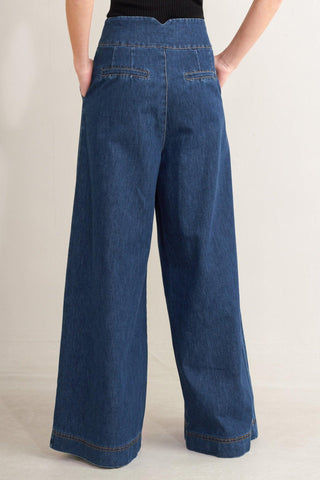OCEAN DRIVE WIDE DENIM PANTS - Glamourous Grace