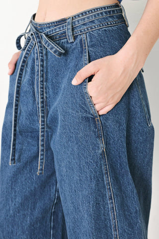 BLUE HONEY OVERSIZE DENIM PANTS