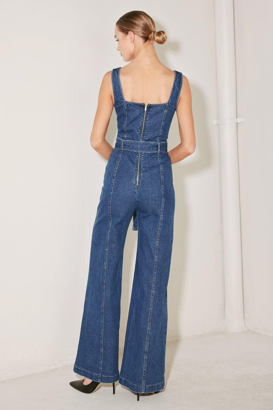 WESTSIDE GLAM DENIM JUMPSUIT - Glamourous Grace