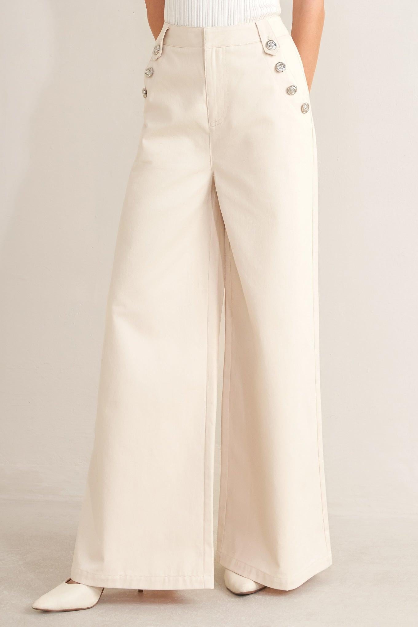 RUNWAY TAILORED WOVEN PANTS - Glamourous Grace