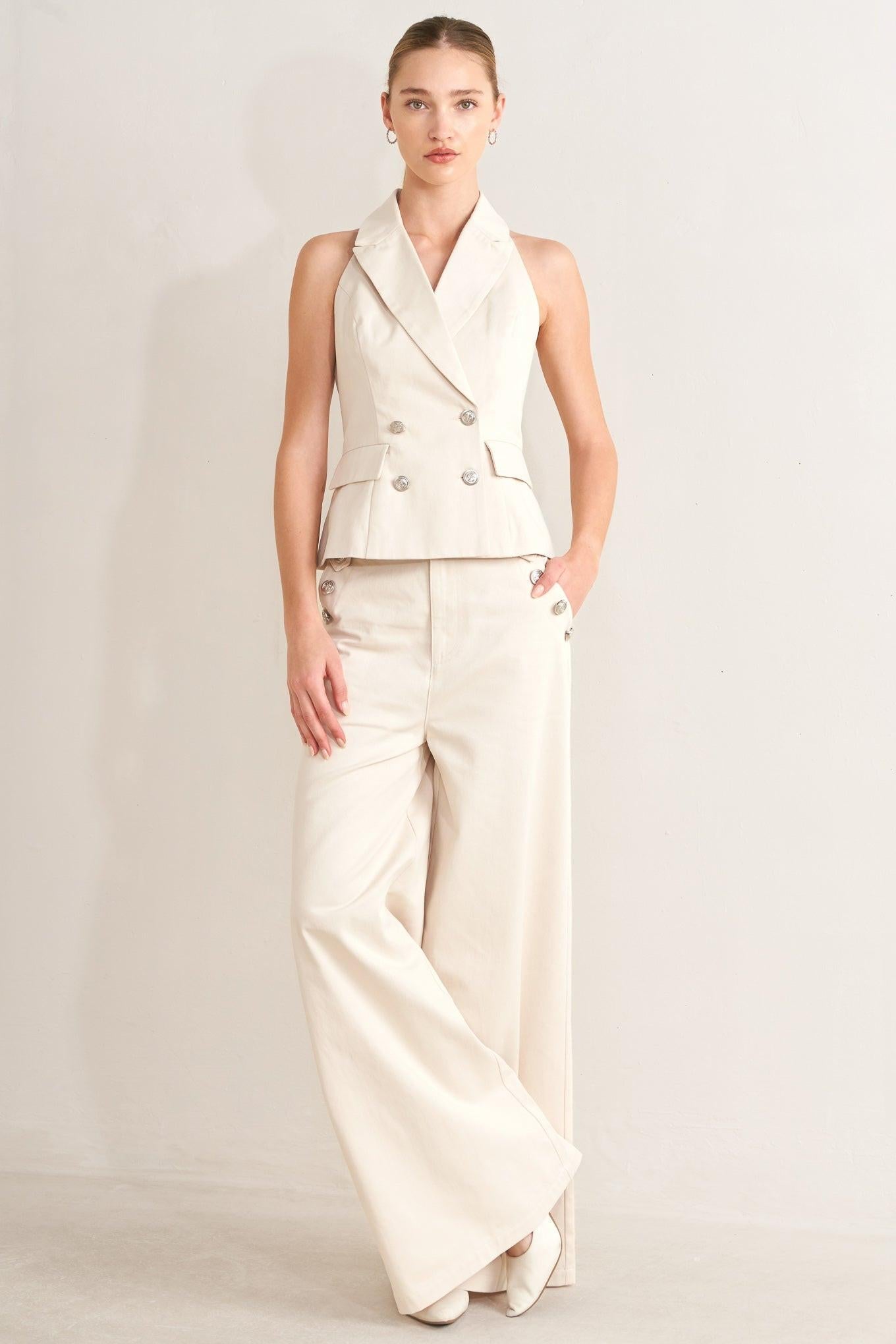 RUNWAY TAILORED WOVEN PANTS - Glamourous Grace