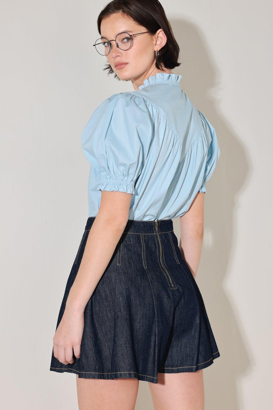 LOVESONG IN DENIM SKORT - Glamourous Grace